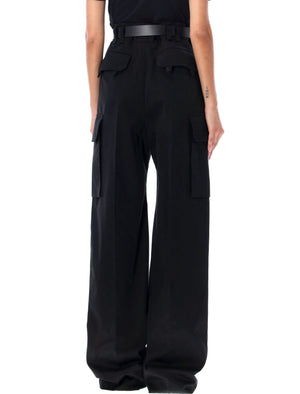 SAINT LAURENT Luxurious High-Waisted Cargo Trousatz