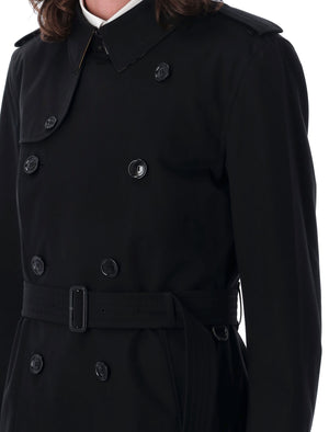 Áo khoác Trench ngắn màu đen cho nam, mùa SS24