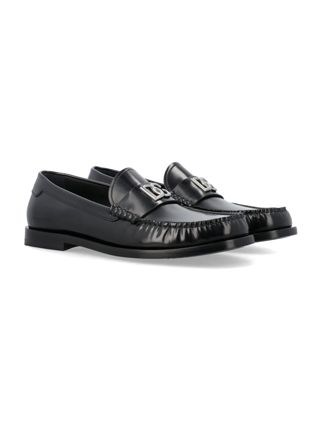 DOLCE & GABBANA Classic Black Loafer for Men - Stylish Slip-On Designs from SS24 Collection