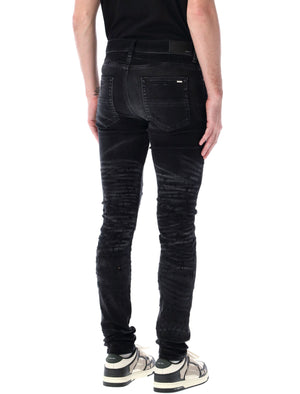 AMIRI Men's Cotton Blend Shotgun Skinny Jeans in Black, Season SS24