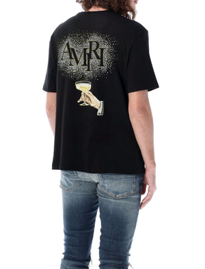 AMIRI Crystal Champagne T-Shirt for Men - SS24 Collection