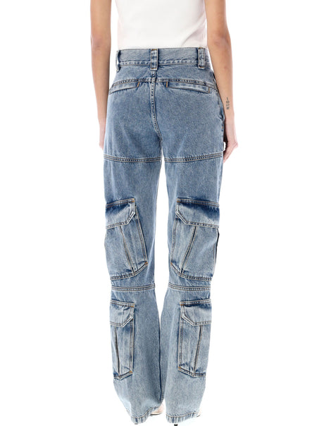GIVENCHY Denim Cargo Pants - Classic and Chic Style for Every Woman
