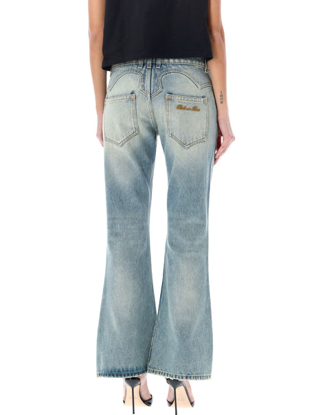 Quần Jeans Denim Bootcut phong cách lãng mạn mang tên SS24 Collection