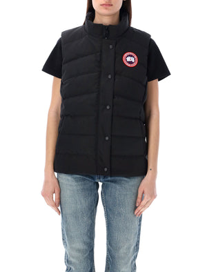CANADA GOOSE Black Freestyle Vest for Women - SS24 Collection