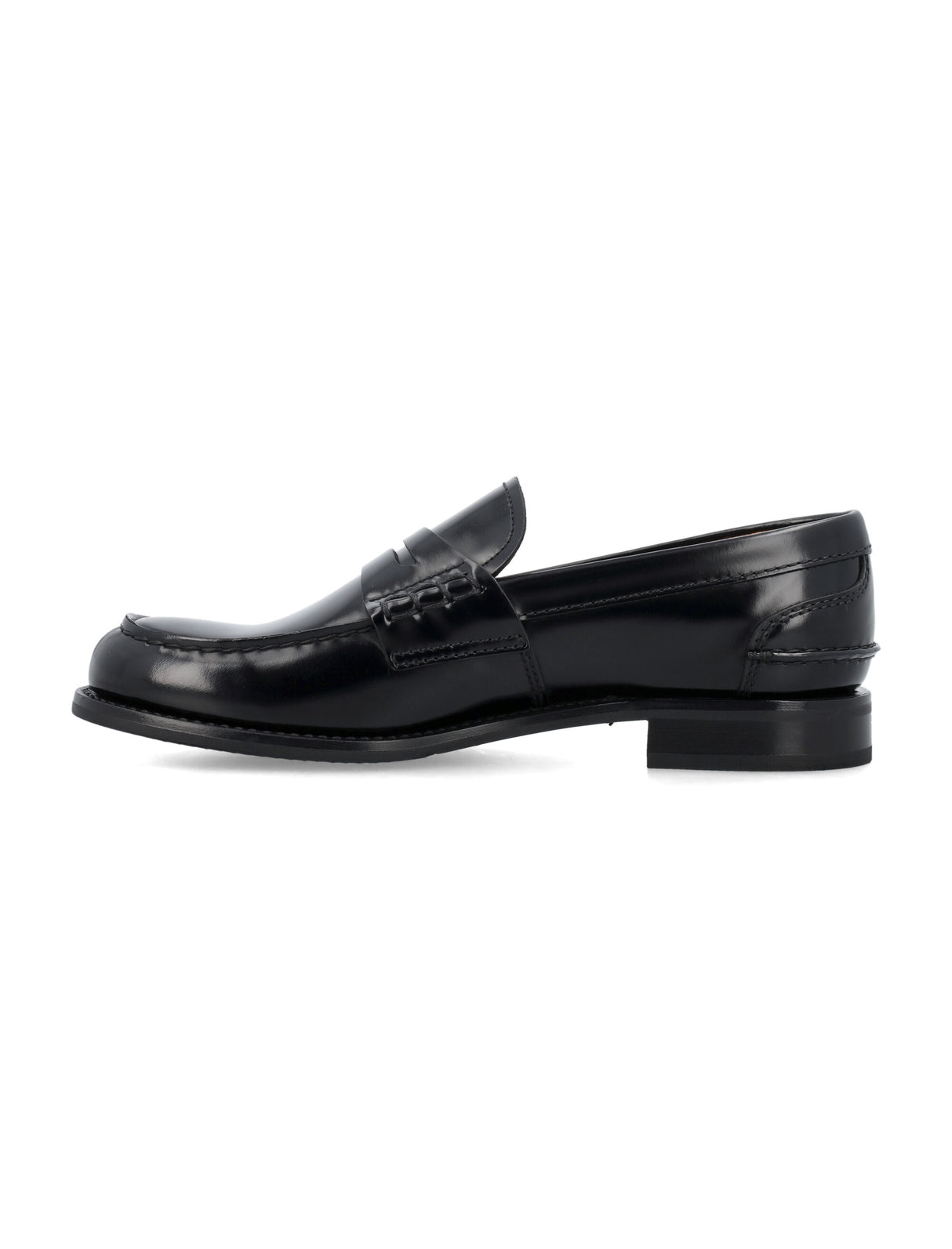 CHURCH'S Black Polished Fumè Loafer for Women in SS24