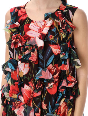 COMME DES GARÇONS Multicolor Floral Dress for Women - Perfect for Spring/Summer 2024