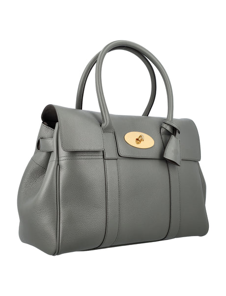 MULBERRY Elegant and Chic: The Classic Grain Leather Top-Handle Handbag for Women