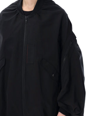 JUNYA WATANABE Black Oversized Bomber Jacket for Women - SS24 Collection