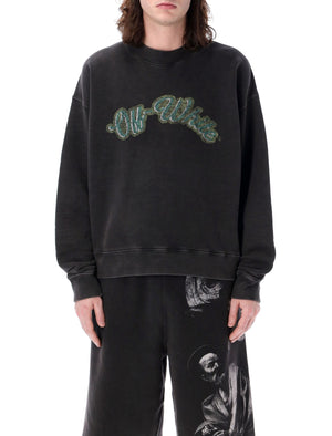Áo len nam Bacchus Skate màu đen từ thương hiệu OFF-WHITE