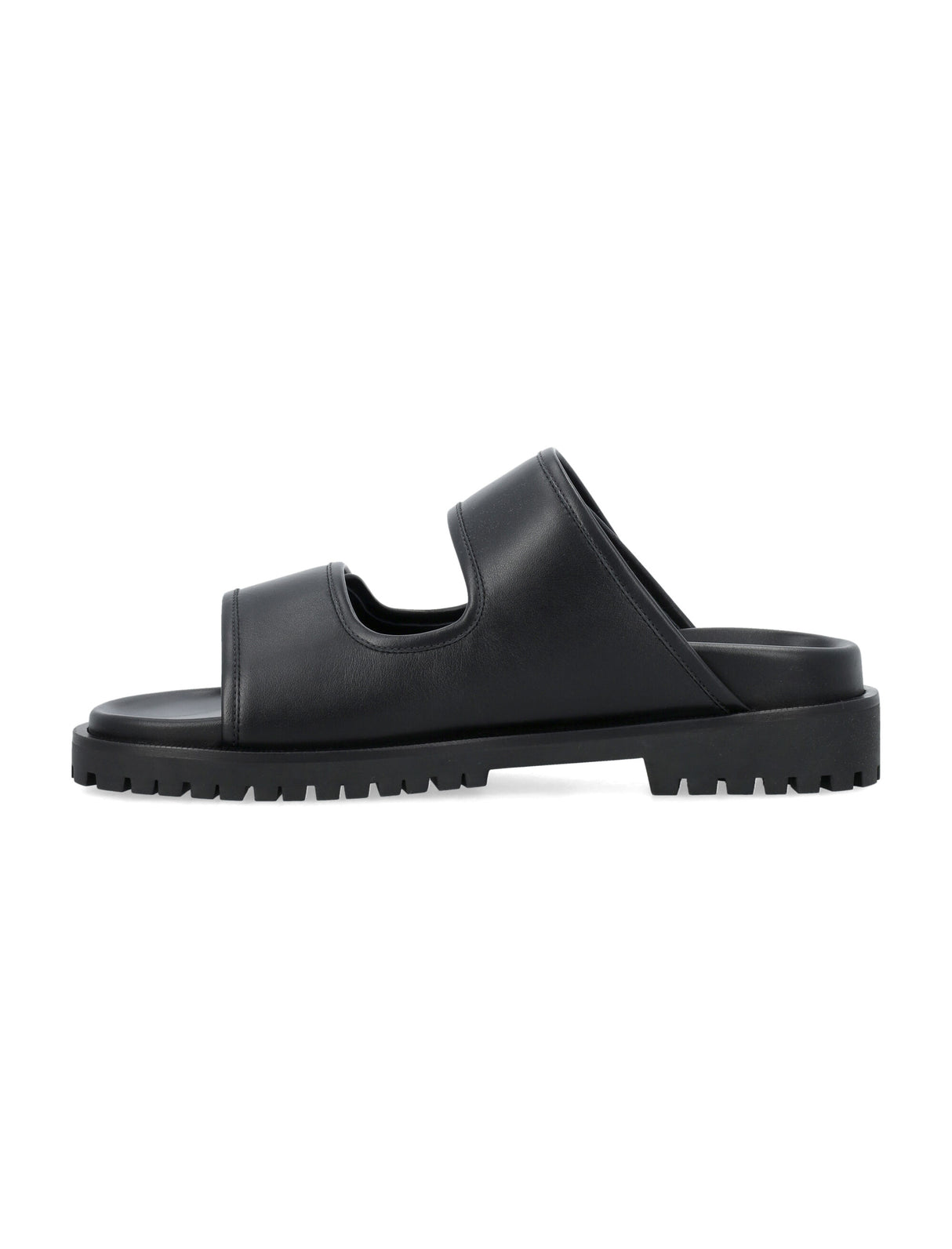 OFF-WHITE Leather Metal Arrow Sandal for Men - SS24