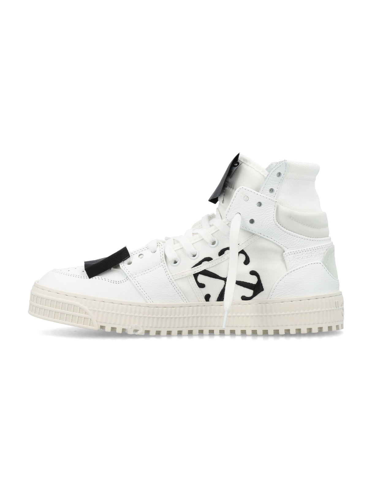 OFF-WHITE High-Top Leather Sneakers for Women - SS24