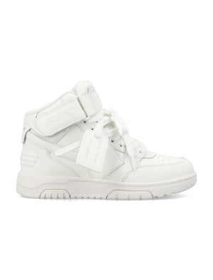 OFF-WHITE Mid-High White Sneakers for Women