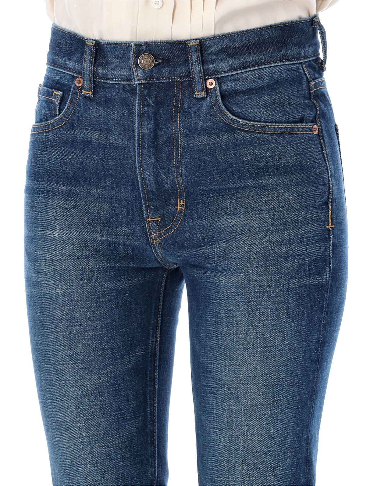 TOM FORD STONE WASHED DENIM FLARED Jeans - SS24