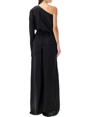 RICK OWENS Asymmetric One-Shoulder Jumpsuit for Women