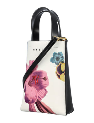 MARNI Floral Print Nano Handbag by a Renowned Fashion House