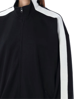 ISABEL MARANT ETOILE Women's Black Oversized Track Jacket in SS24 Season