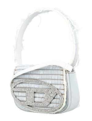 DIESEL Blue Denim 1DR Handbag for Women - SS24 Collection