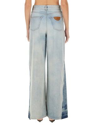 CHLOÉ Wide Leg Women's Denim Jeans - Size 26