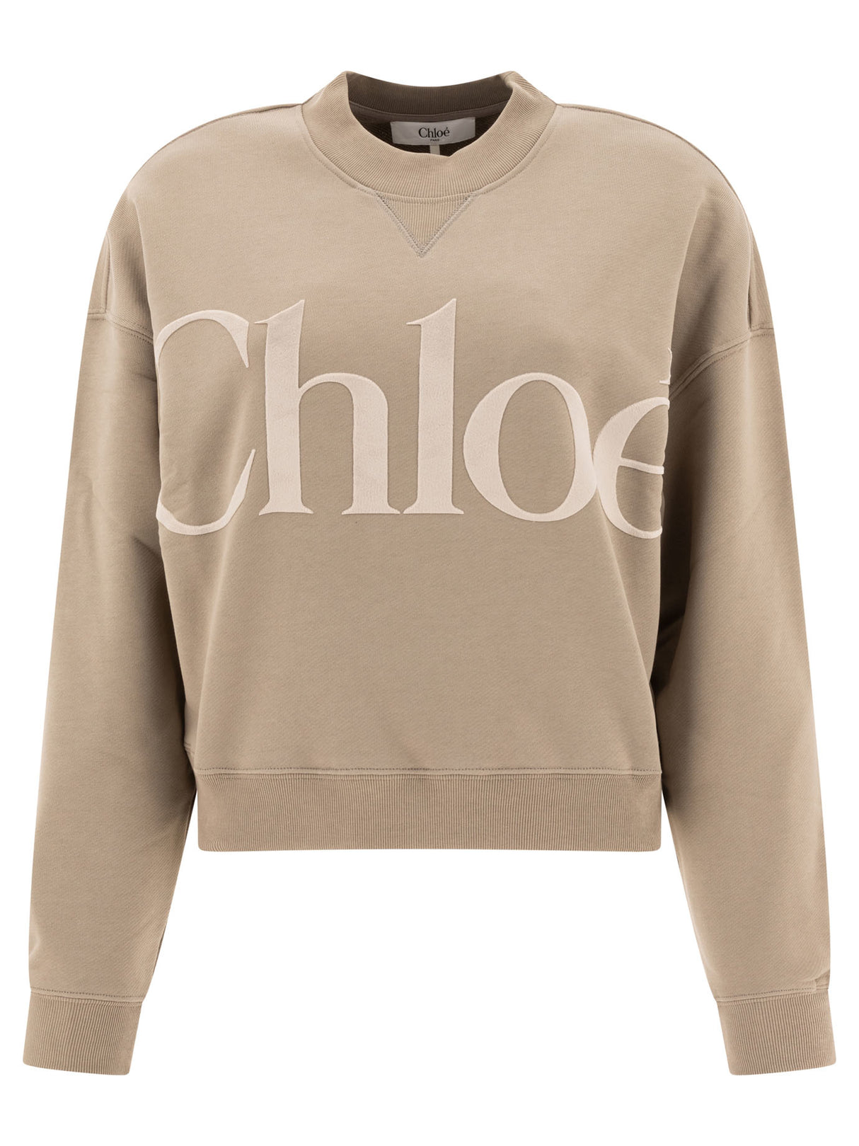 CHLOÉ Cotton Fleece Sweatshirt - Relaxed Fit for Women