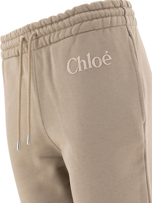 CHLOÉ COTTON FLEECE JOGGERS