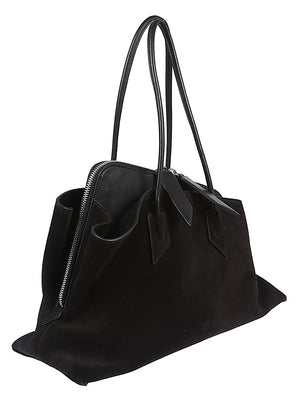 THE ATTICO Medium Leather Tote Handbag