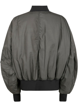 THE ATTICO Stylish Nylon Mini Bomber Jacket