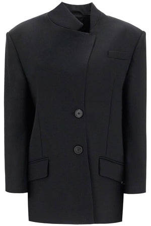 THE ATTICO Asymmetric Wool Blazer - Size 38