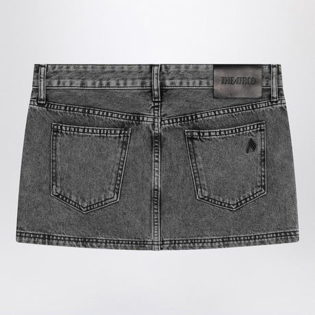 THE ATTICO Stylish Denim Mini Skirt