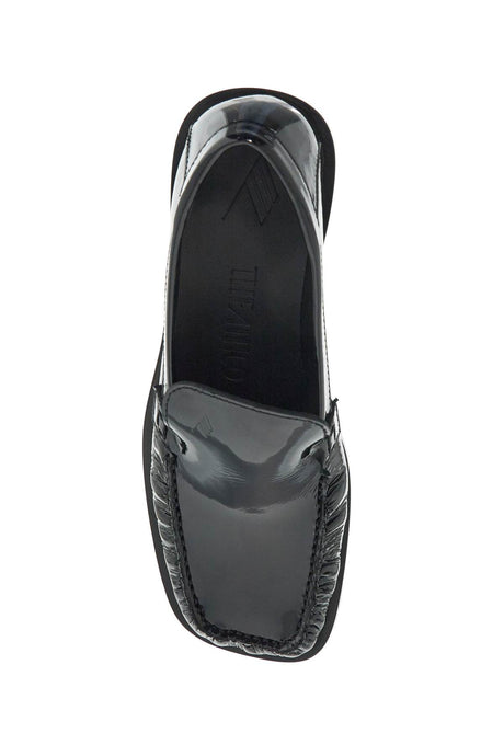 THE ATTICO Patent Leather Square Toe Loafers