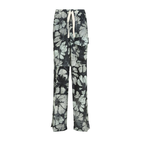 DRIES VAN NOTEN Men's Silk Pannoch Pants - SS25 Collection