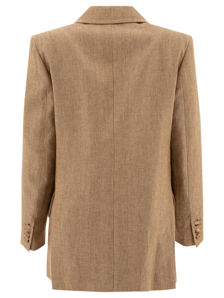 MAX MARA Collared Button-Up Jacket for Women