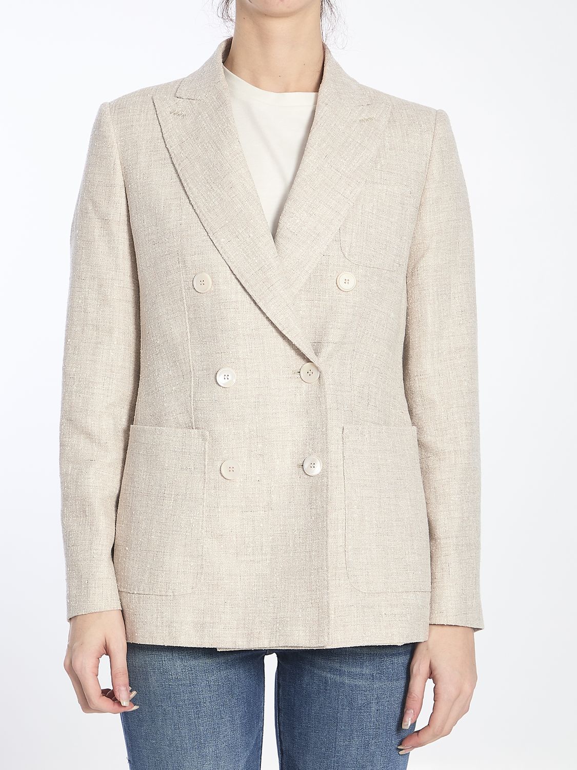 MAX MARA Double-Breasted Mini Jacket - Women's Size 42