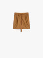 MAX MARA Elegant Tobacco Mini Skirt