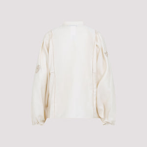 MAX MARA Elegant Embroidered Blouse