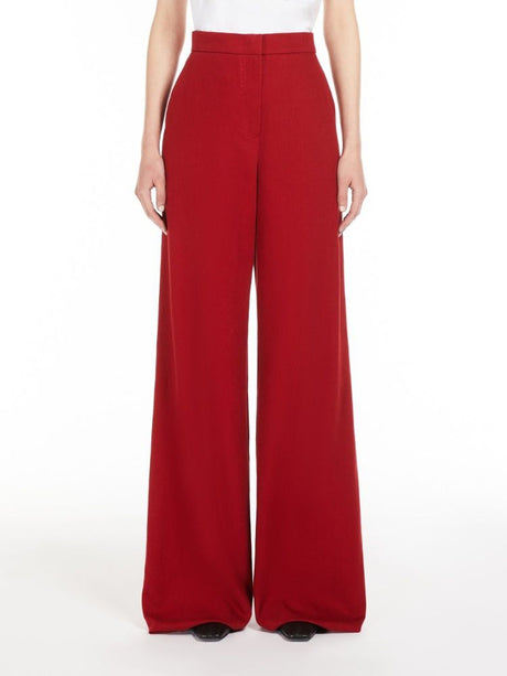 MAX MARA Long Cotton Trousers for Women - SS25 Collection