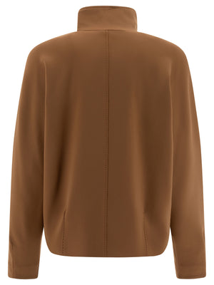 MAX MARA Elegant Women's Leather Mini Jacket - SS25 Collection