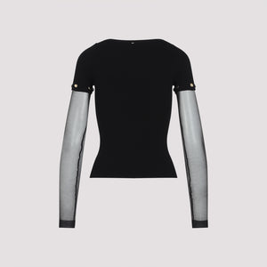 MAX MARA SPORTMAX Transparent Sleeves Mini Top