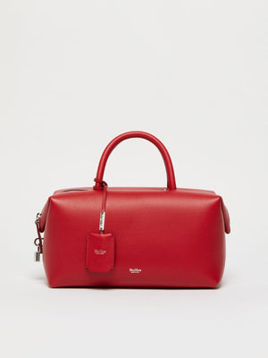 MAX MARA Elegant Leather Holdall Handbag - Spring/Summer 2025