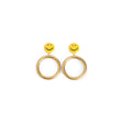 MOSCHINO COUTURE Statement Brass Earrings for Women