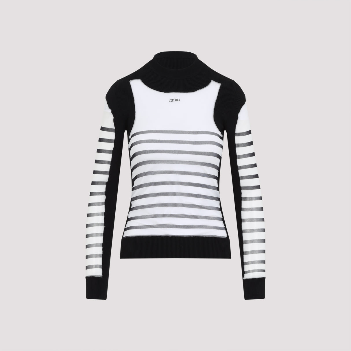 JEAN PAUL GAULTIER Printed Mariniere Pullover for Women - SS25 Collection