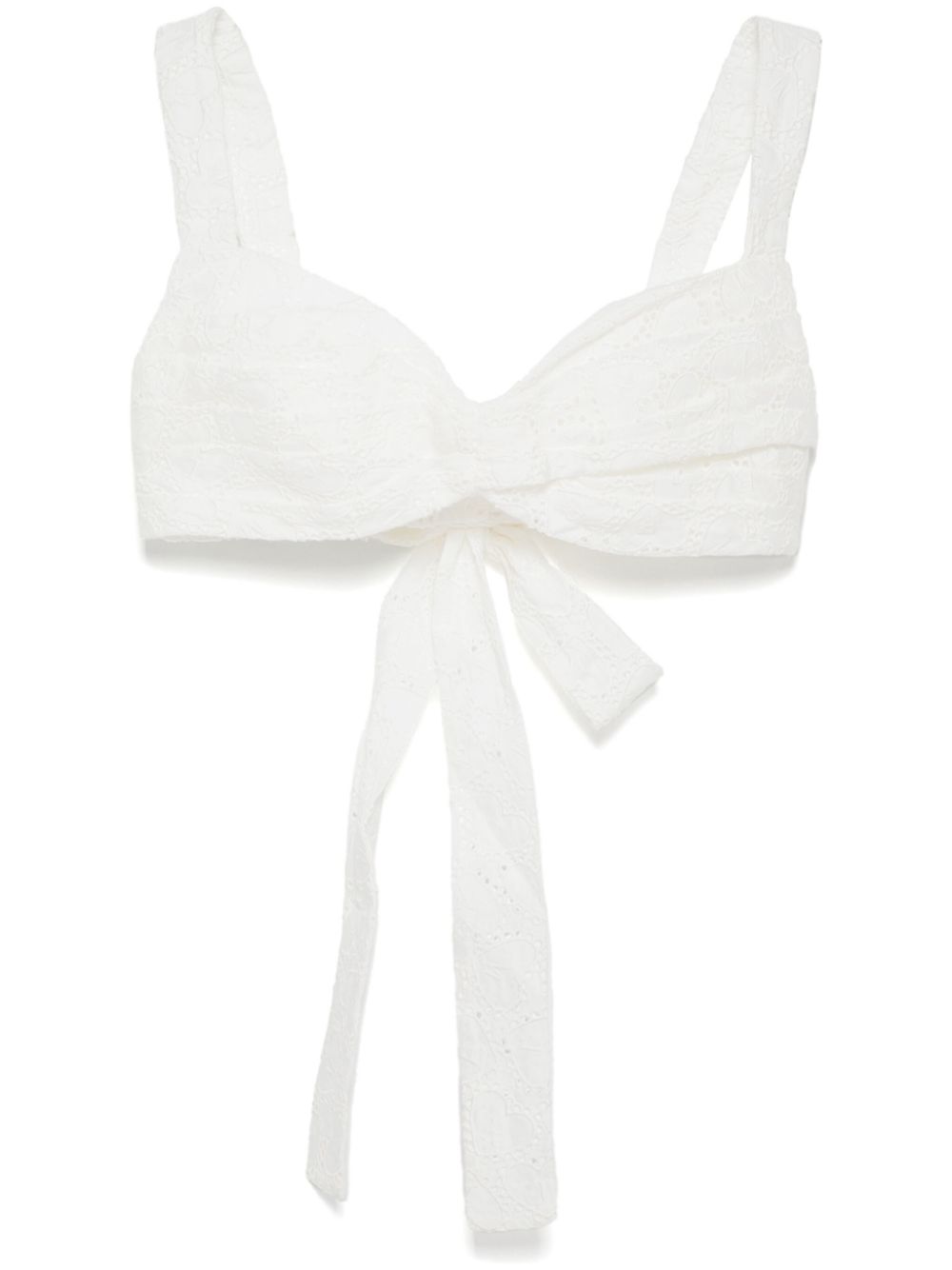 ZIMMERMANN Mini Cotton Bralette with Bow Detailing