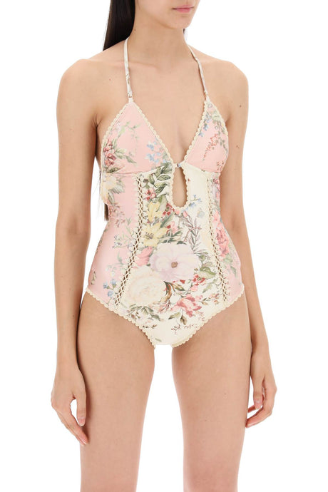 ZIMMERMANN Waverly Crochet Keyhole Swimsuit