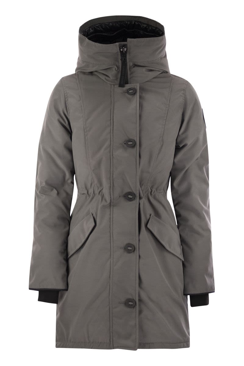 CANADA GOOSE Mid-Length Parka Jacket with Streamlined Hood