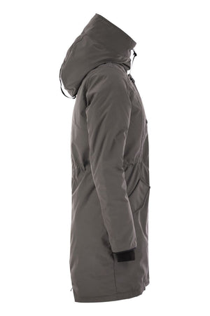 CANADA GOOSE Mid-Length Parka Jacket with Streamlined Hood