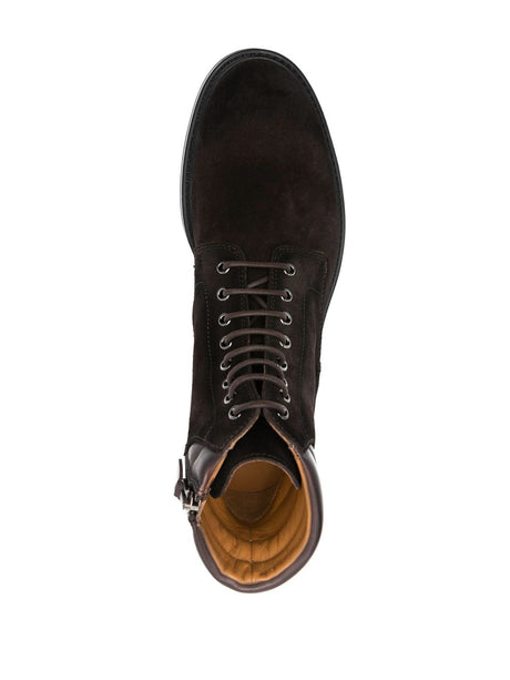 MAGNANNI Cedar Brown Suede Ankle Boots for Men