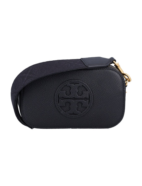 TORY BURCH Mini Crossbody Handbag with Double Zipper Closure