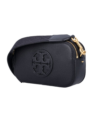 TORY BURCH Mini Crossbody Handbag with Double Zipper Closure