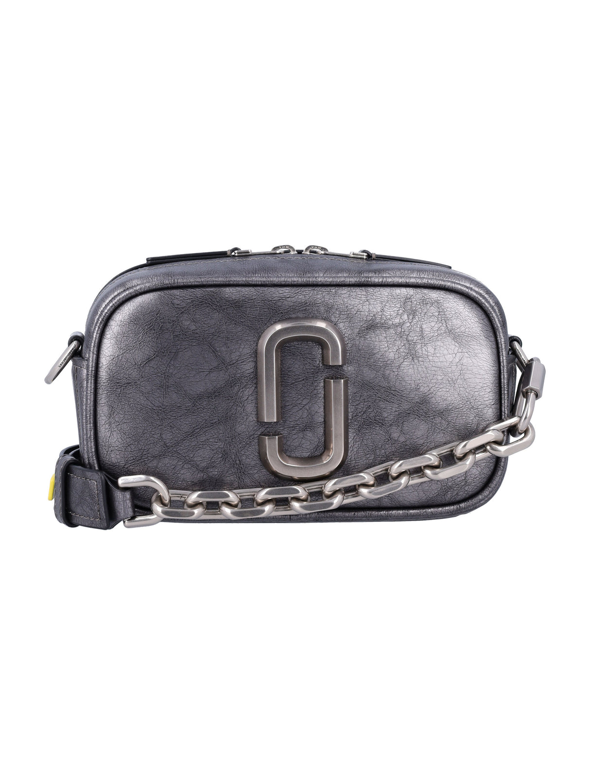 MARC JACOBS Metallic Distressed Big Shot Handbag - 15cm x 23cm