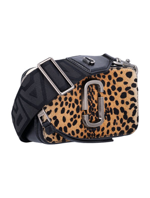 MARC JACOBS Cheetah Haircalf Mini Snapshot Bag