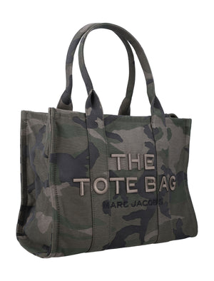 MARC JACOBS Camo Jacquard Large Tote Handbag